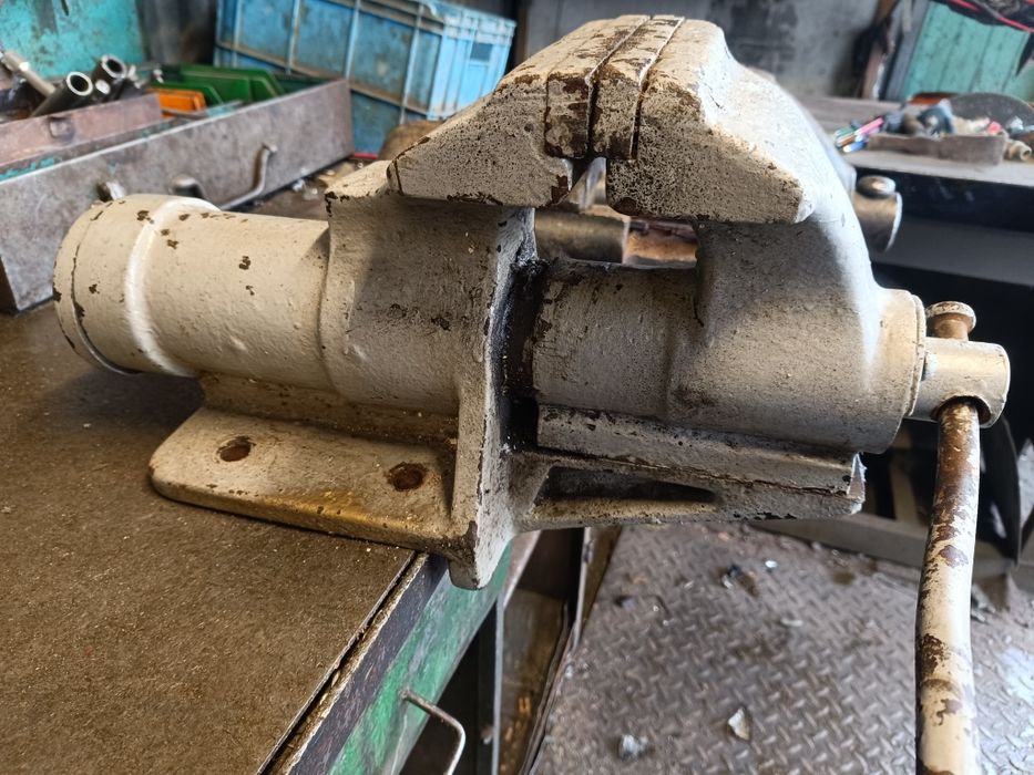 Duże solidne imadło szczęki 16cm