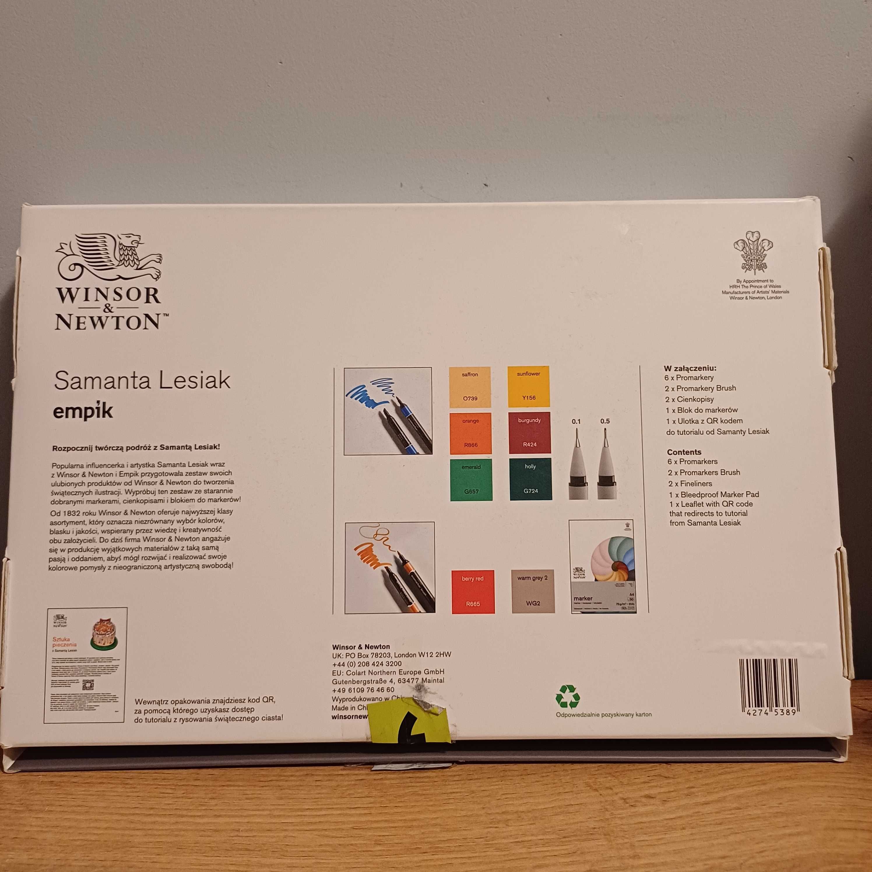 Zestaw artystyczny promarker Winsor & Newton
