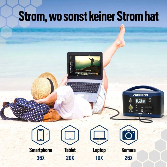 Продам зарядную станцию | 600 Ватт/626Wh | DENQBAR NQB 600 | Германия!