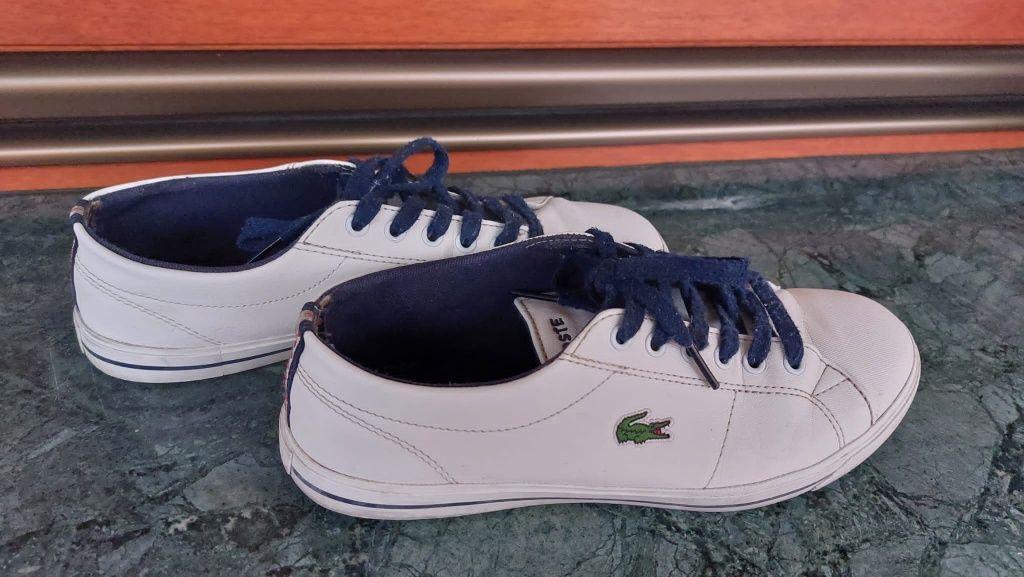 Trampki sneakersy lacoste r.37.5 db
