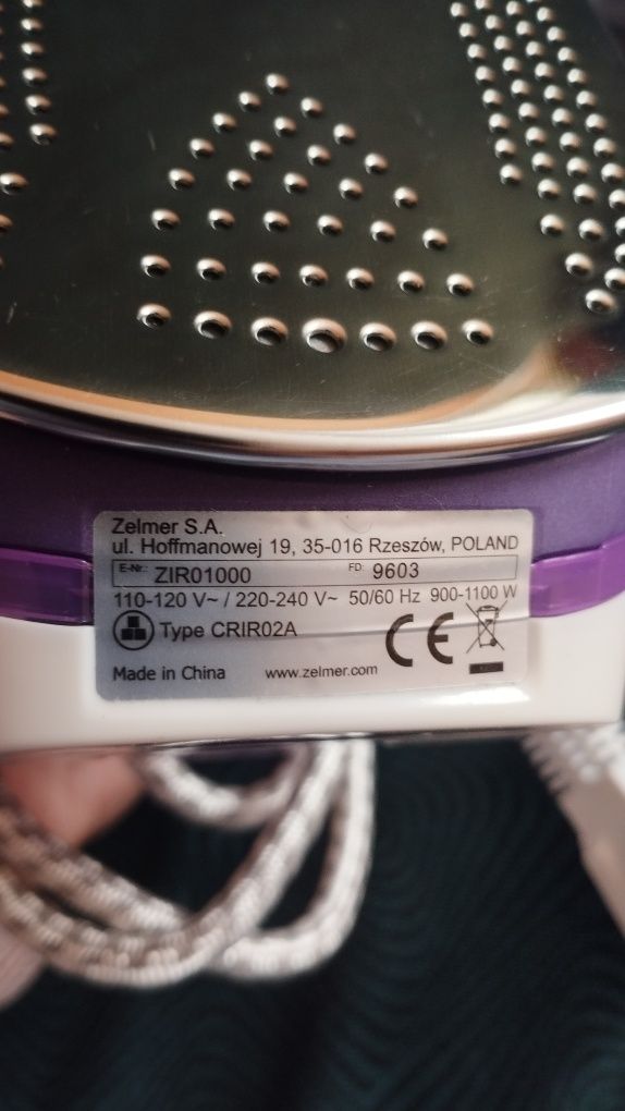 Żelazko ZELMER ZIR0100