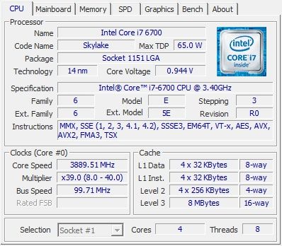 Ігровий комплект 17-6700 / ASUS H110M-K / 16GB DDR4 / Wraith Prism RGB
