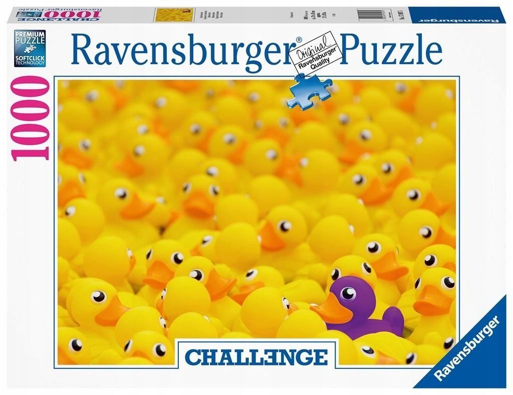 Puzzle 1000 Challenge Kaczuszki, Ravensburger