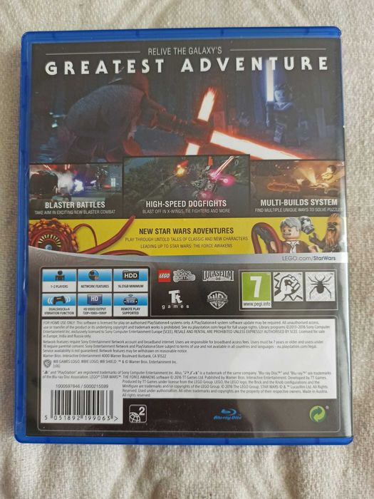 Jogo Star Wars Lego para PS4