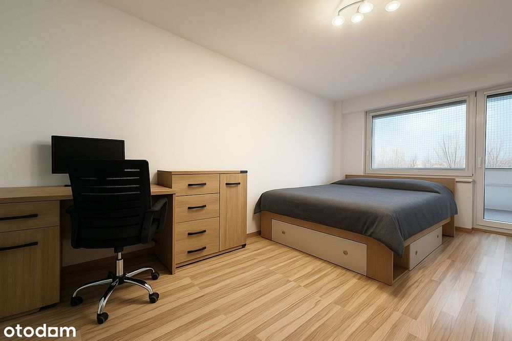 2 pokoje z balkonem tuż nad Wartą | OS. PIASTOWSKIE