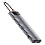 Baseus Metal Hub 11W1 USB C 100W 3xUSB Rj45 SD VGA 2xHDMI Sklep Warsza