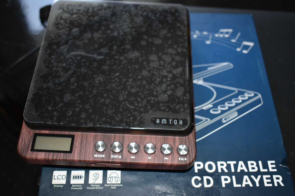 Przenośny Odtwarzacz CD AMTOK MP3 HIFI Gwarancja 12 m-cy