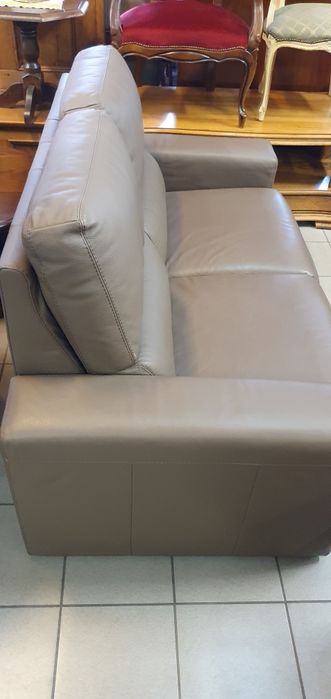 Skórzany komplet wypoczynkowy z funkcją relax 3 + 2