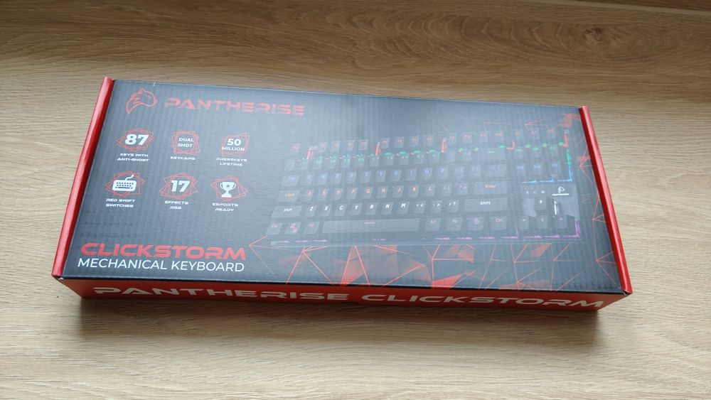 Klawiatura Gamingowa Pantherise Clickstorm nowa