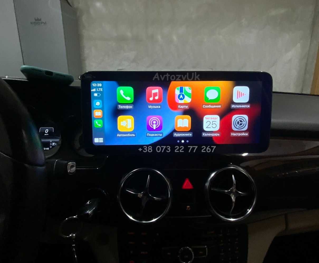 Дисплей GLK Mercedes Benz X204 NTG GPS ЖЛК Магнитола Android CarPlay