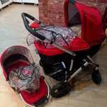 Wózek Britax 2w1 kolor czerwony