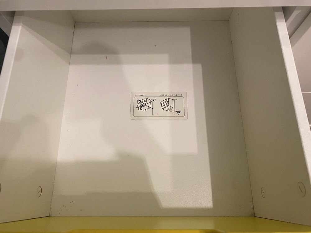 Komoda ikea nordli żółta.