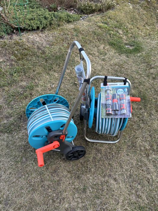 Садовий шланг катушка gardena из 25 м садовый поливний поливний