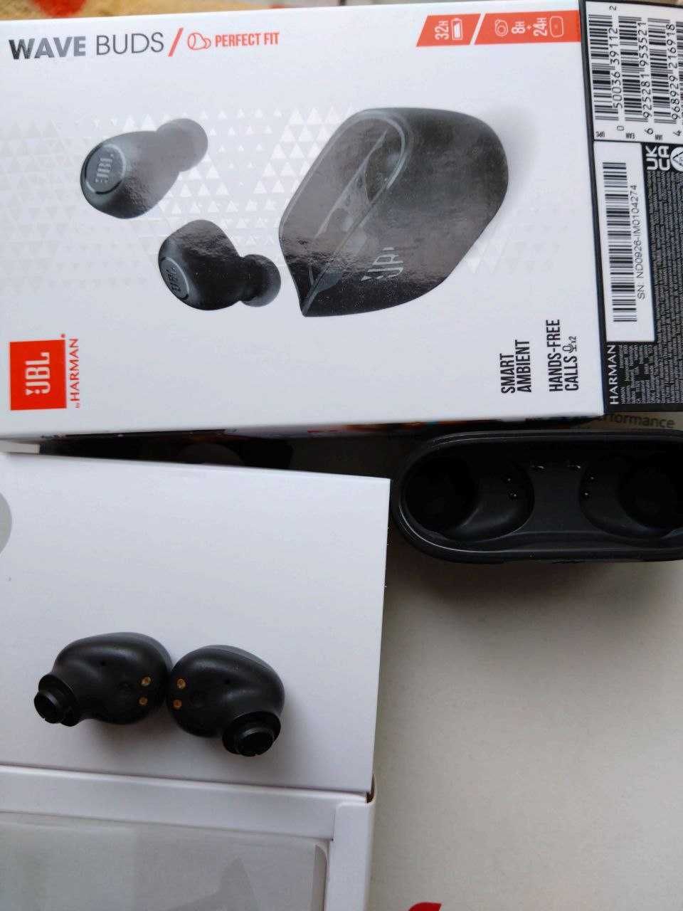 Наушники JBL Wave Buds Black