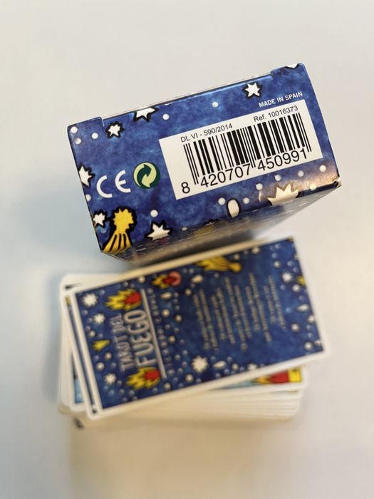 Таро оригінал Tarot del Fuego відкрите як нове