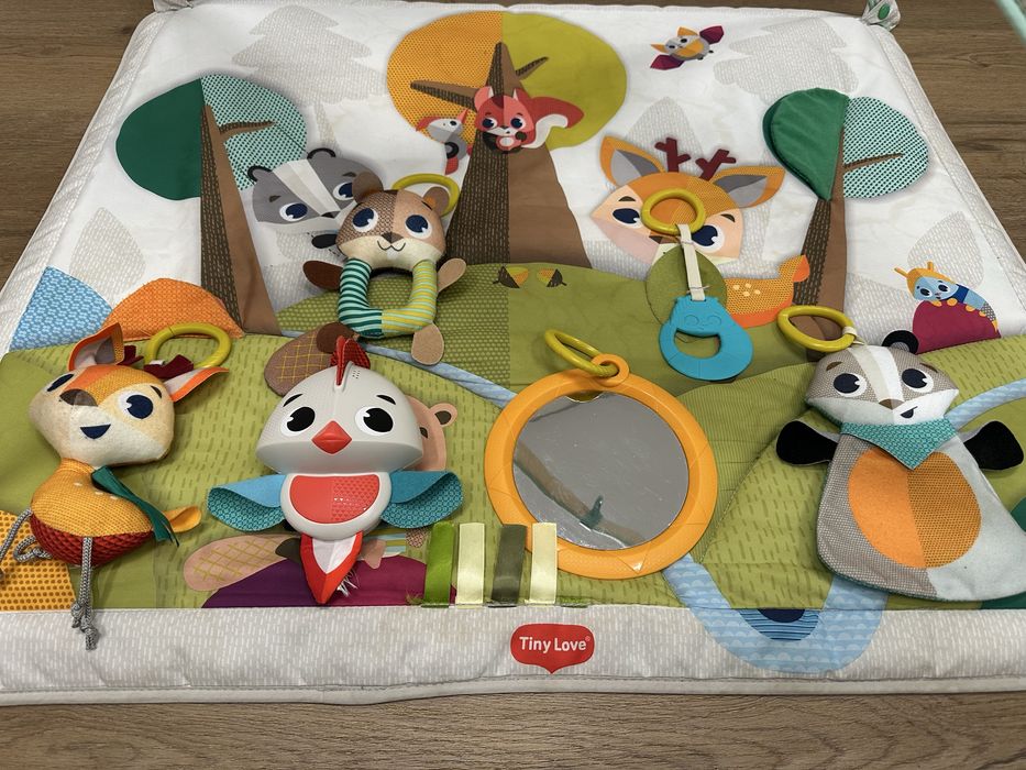 Развивающий коврик Tiny Love Лесные друзья, с дугами, 86х78 см