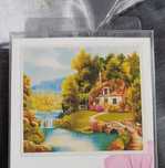Diamond painting. Domek.