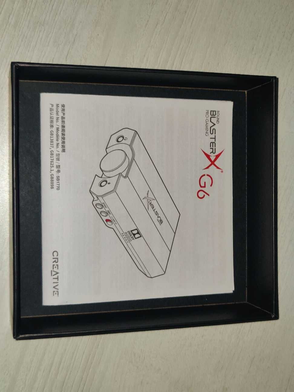 Karta dźwiękowa Creative Sound Blaster X G6