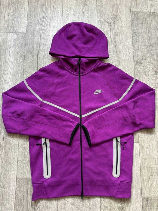 ОРИГІНАЛ! Кофта Nike Tech Fleece Fz Wr Purple S M L XL | FZ0754-505