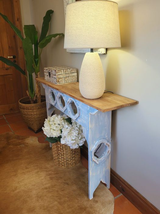 consola, aparador, mesa, movel, rustico