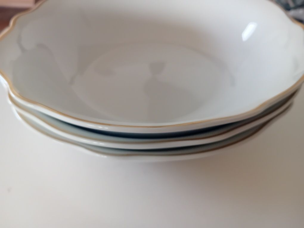 cztery Miski Salaterki - porcelana, stan idealny