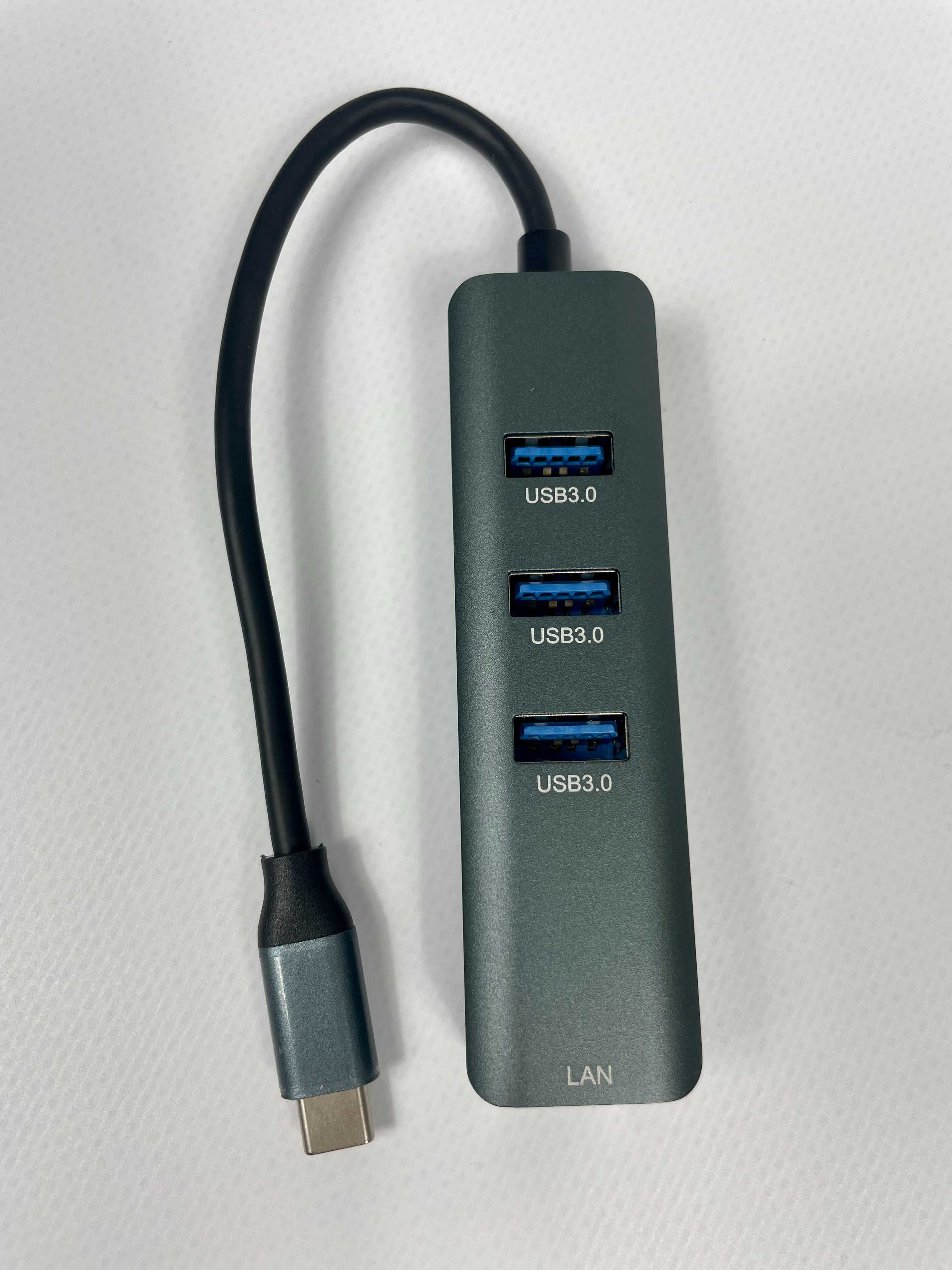 Hub USB-C Lan Ethernet RJ45 Gigabit 1000mb USB 3.0