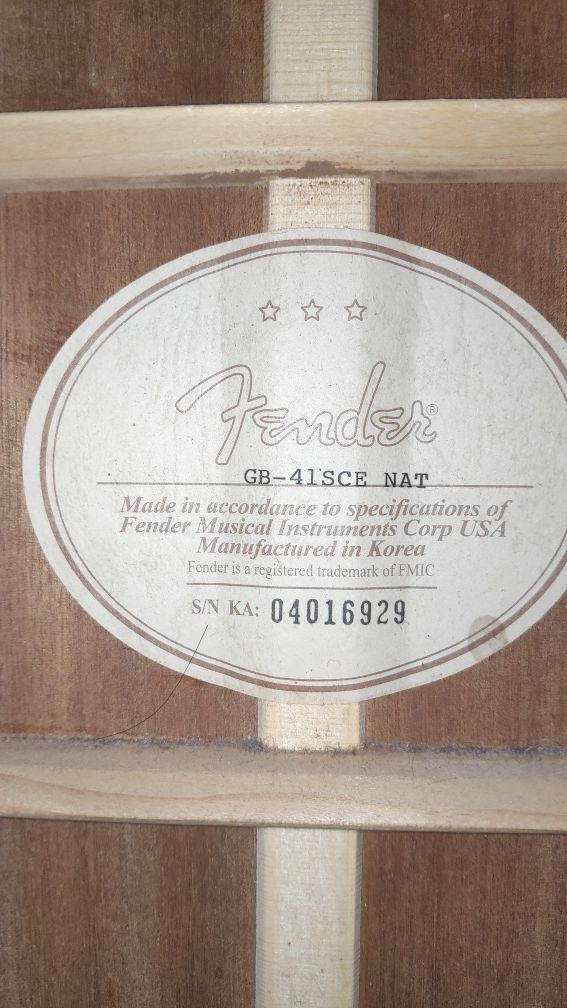 Продам Fender gb-41sce