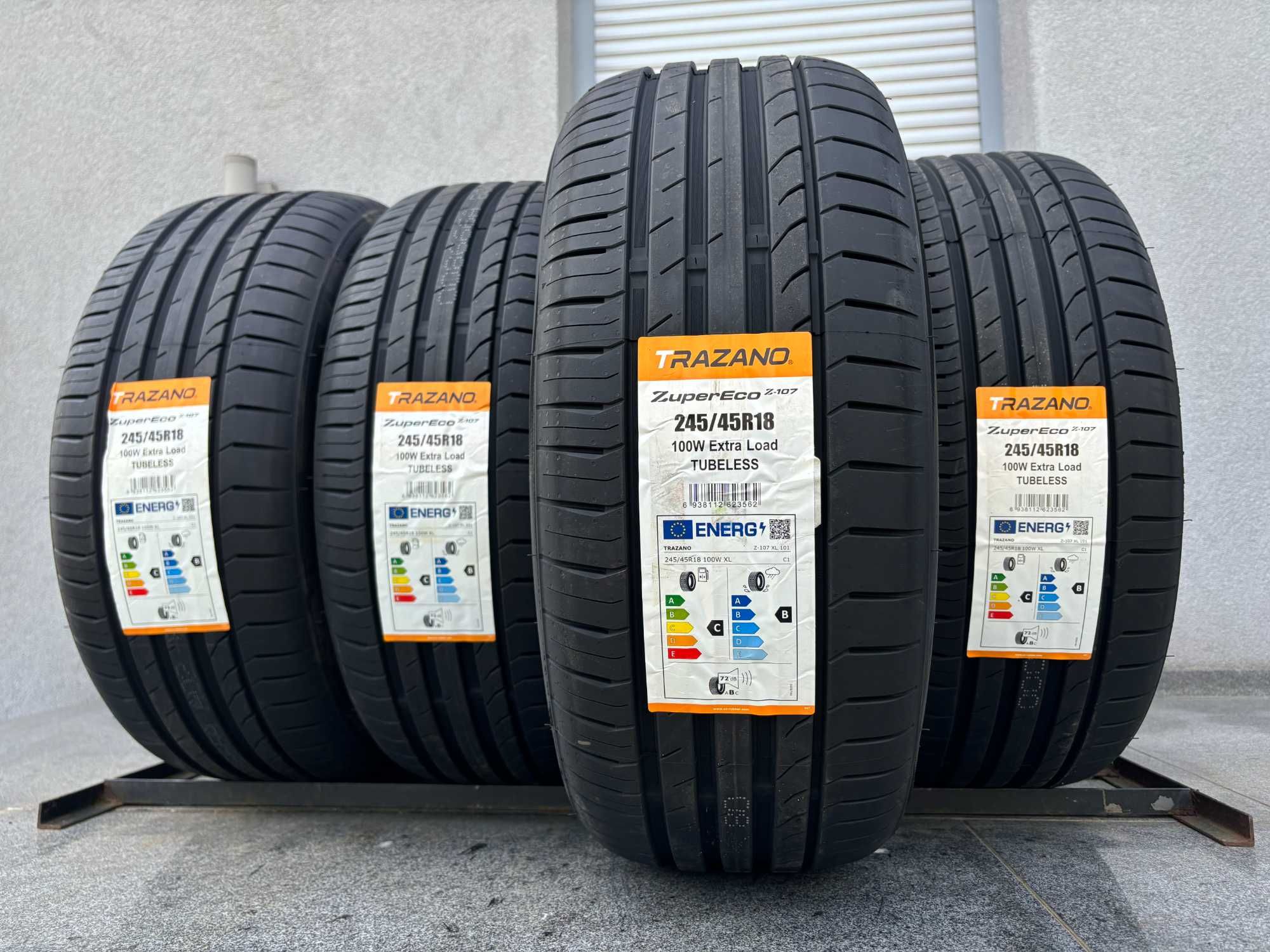 4szt letnie 245/45R18 Trazano ZuperEco 100W XL C,B,72db 2023r gwarancj