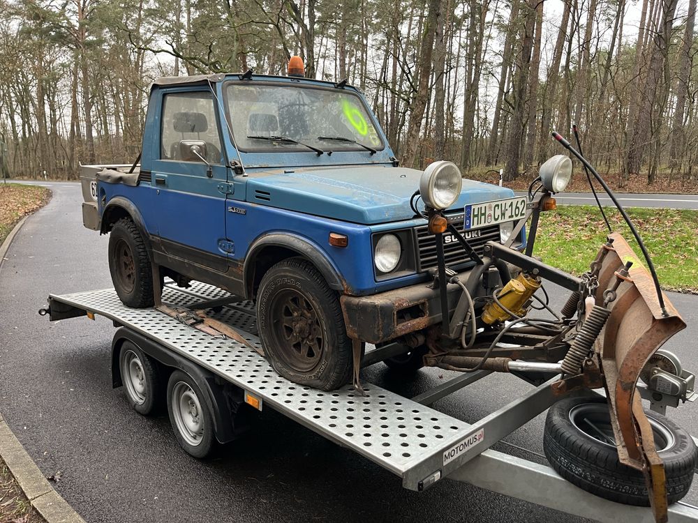 Suzuki samurai plug do sniegu posypywarka piaskarka