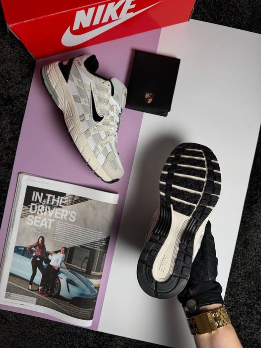Жіночі кросівки найк Nike P-6000 Fleece Beige White Black [36-41]