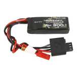 Plug 35C 2S1P 7.4V Airsoft G-Tech 300Mah Akumulator Konektorem Jst-Syp