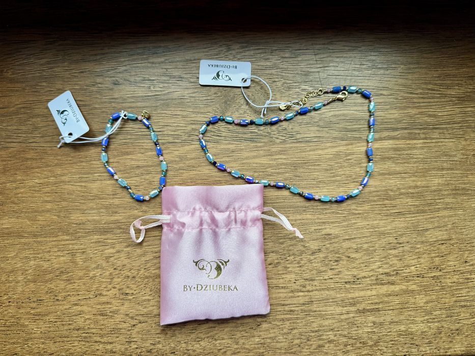 Naszyjnik i bransoletka z kryształkami Simplicity by Dziubeka NSC0530