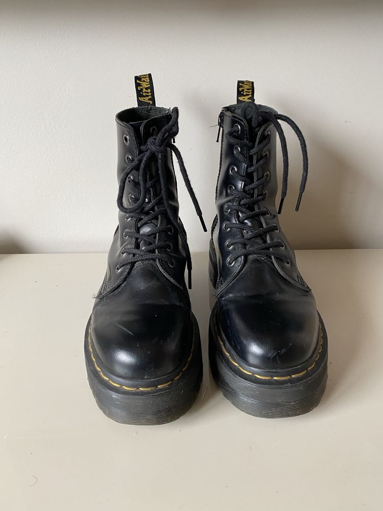 Dr Martens 38 platform boots black czarne