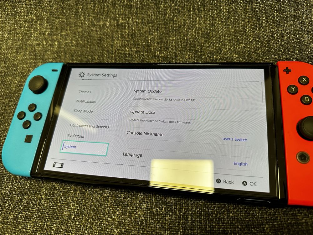 Nintendo switch OLED cfw