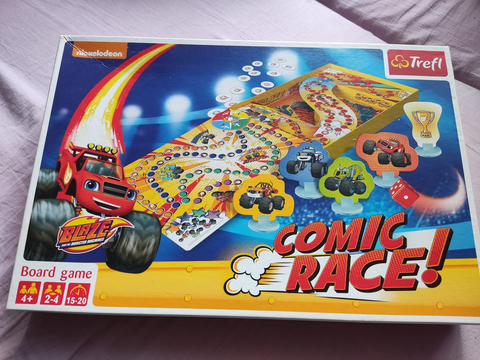 Trefl Blaze Comic Race gra planszowa