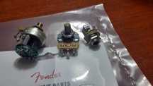 Potenciometros S1 Switch + Tom + Input de jack Fender