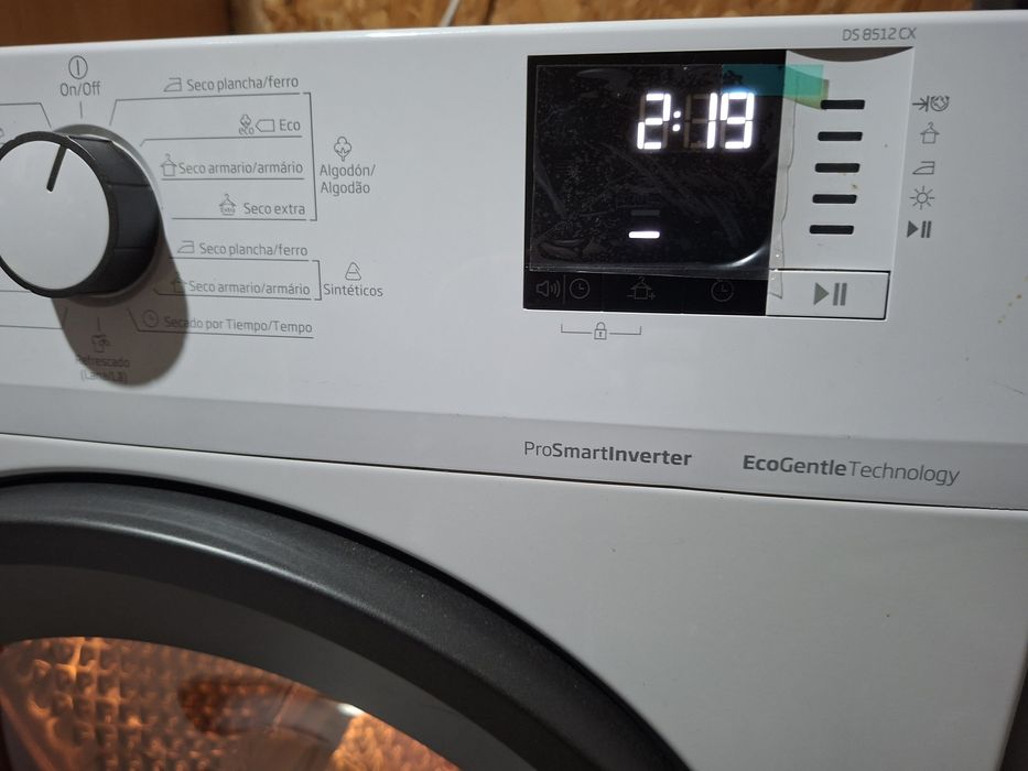 Máquina de Secar Roupa Beko DS8512CX Bomba de Calor - Para Reparar