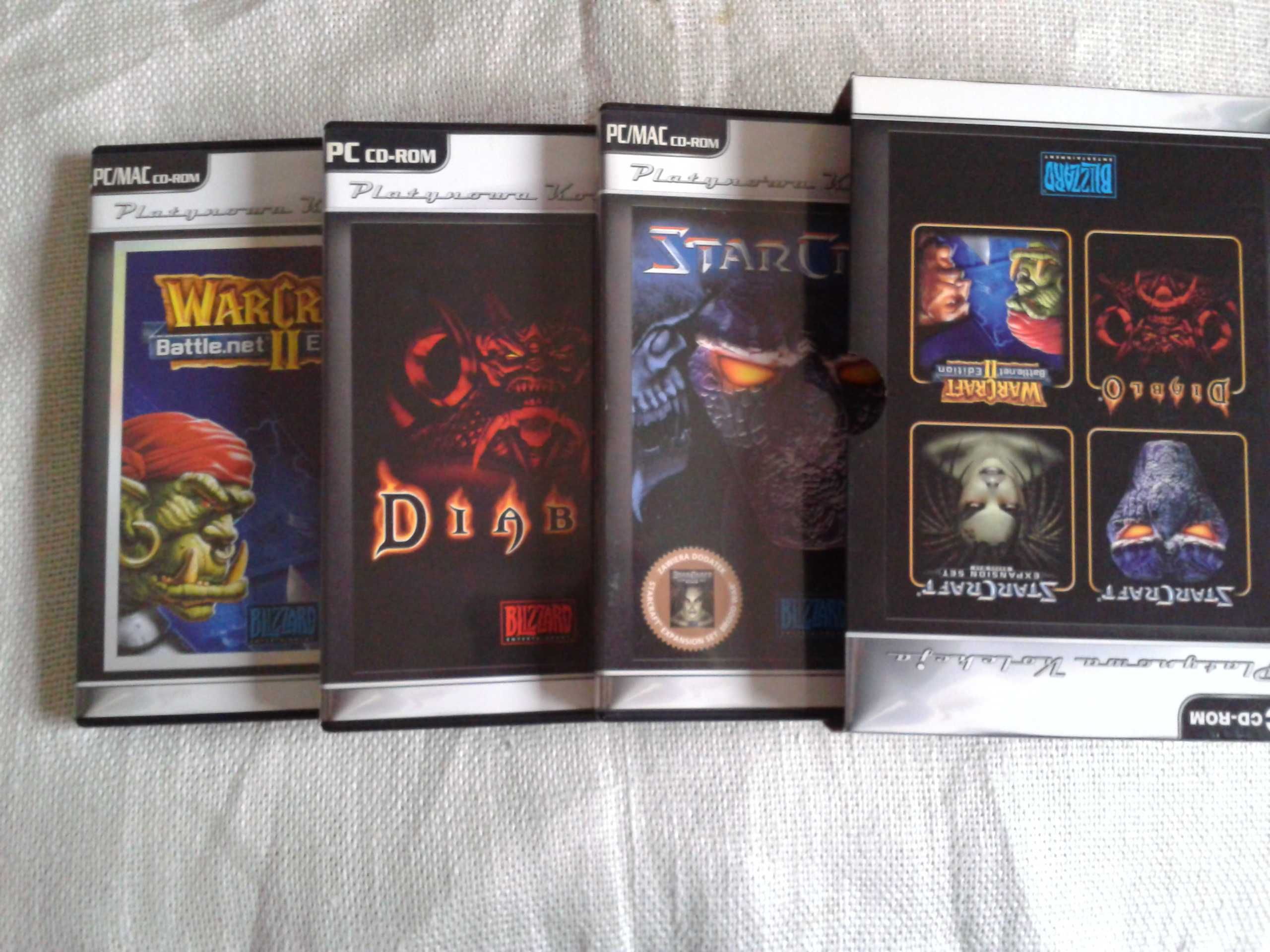 StarCraft, Diablo, WarCraft - Platynowa Kolekcja  CD