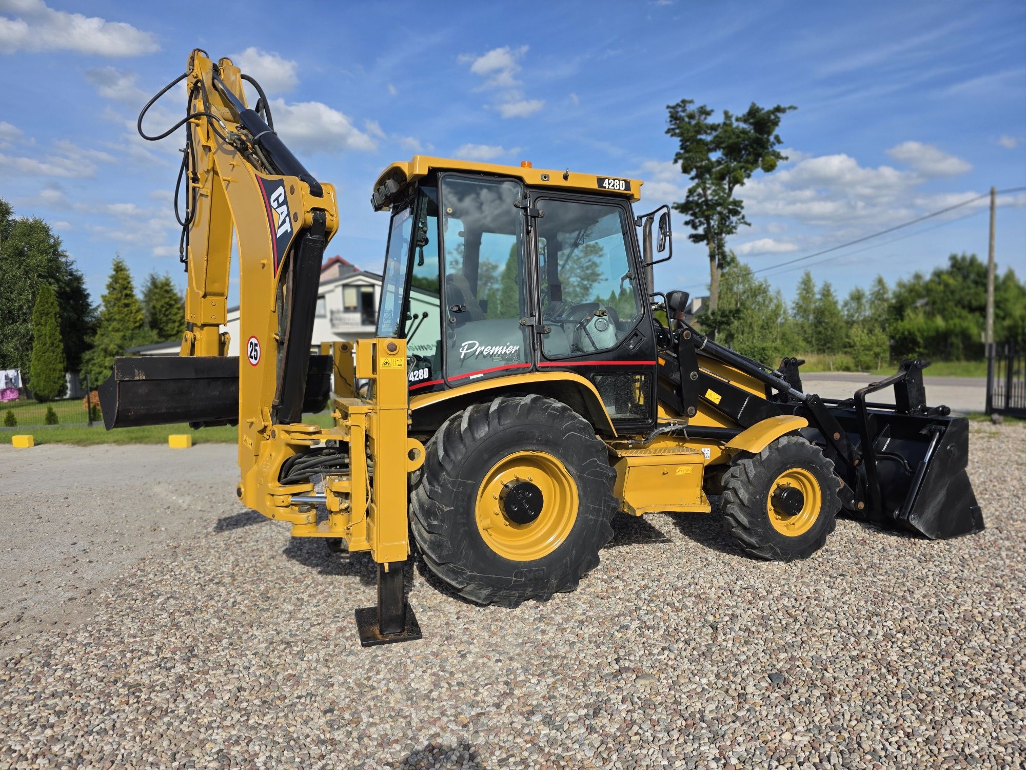 CAT 428D 2005 FULL Widly Teleskop Szczeka 4x4 Turbo 3Łyżki Czytaj Opis