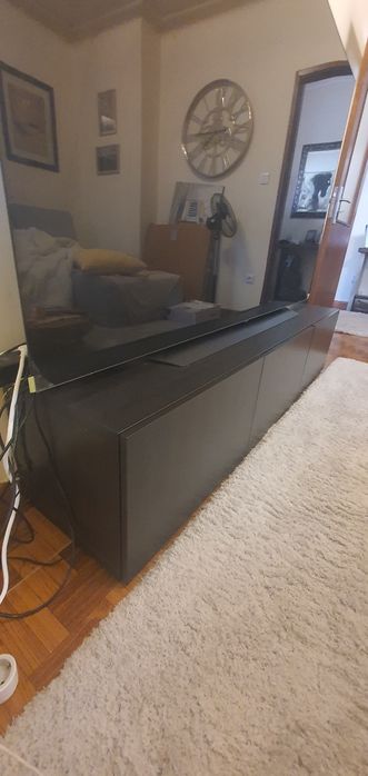 Movel Tv preto-castanho