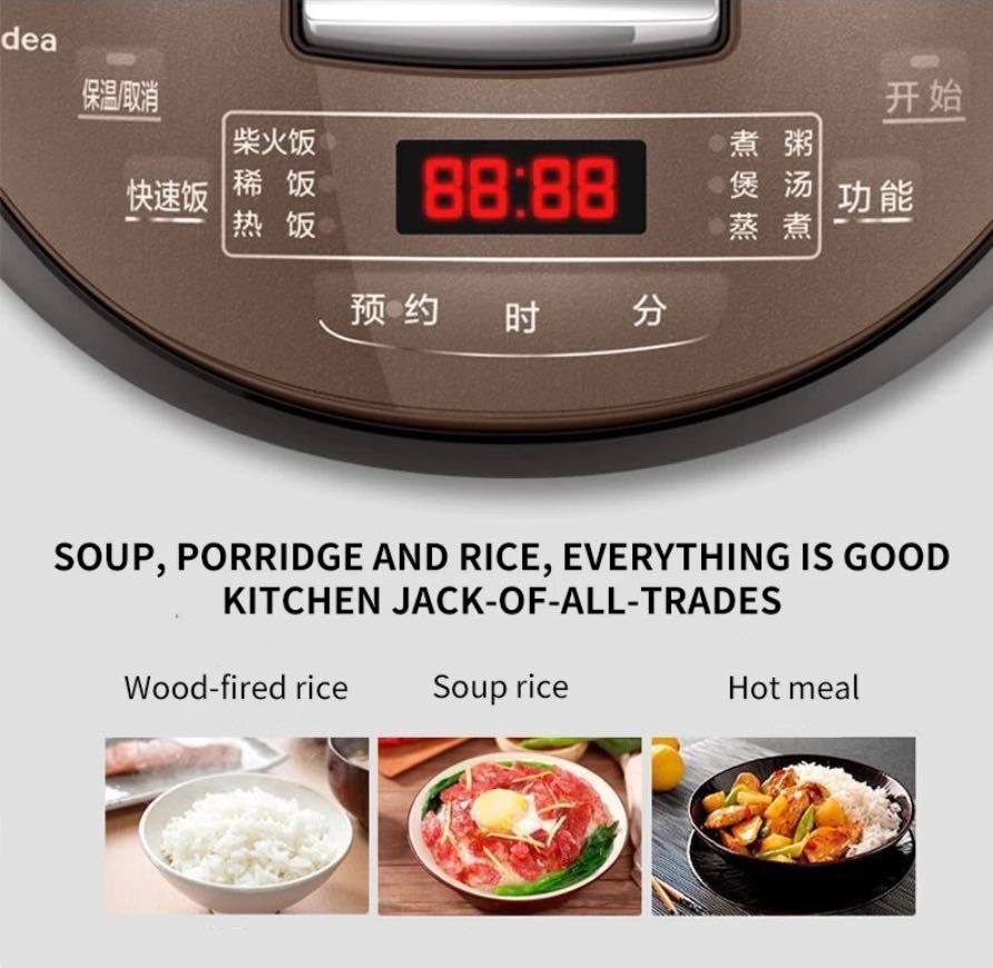 Panela multifuncional de arroz Midea- como nova