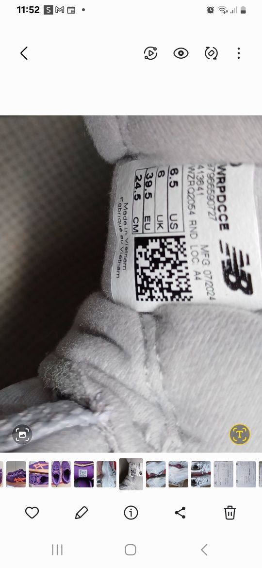 Sapatilhas new Balance