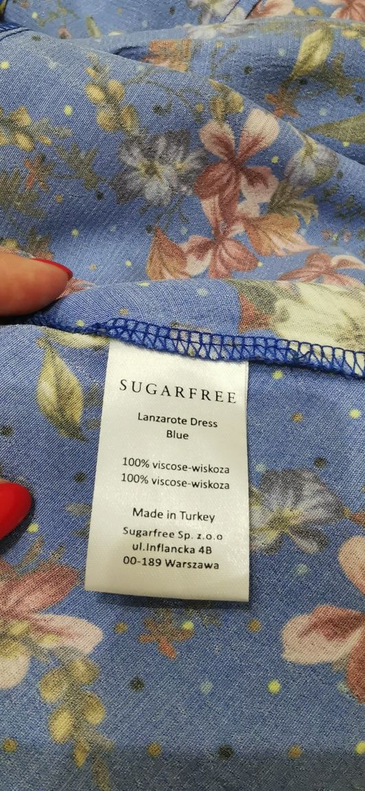 Sugarfree sukienka Lanzarote Deep Blue