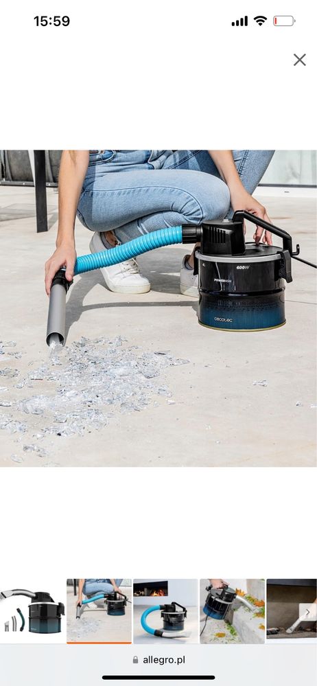 Odkurzacz pyłu Cecotec Conga Ash 1000 Lite