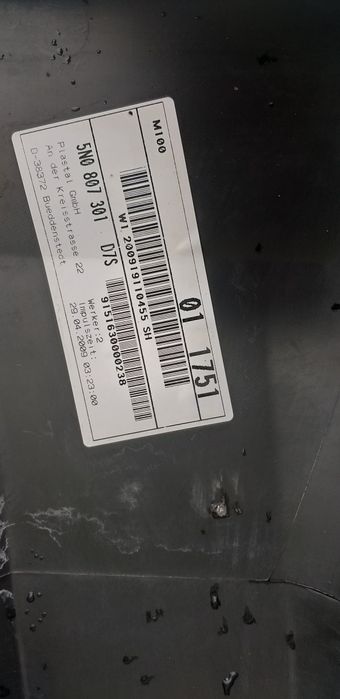 Spoiler Parachoques traz VW tiguan de 2010 usado em muito bom estado