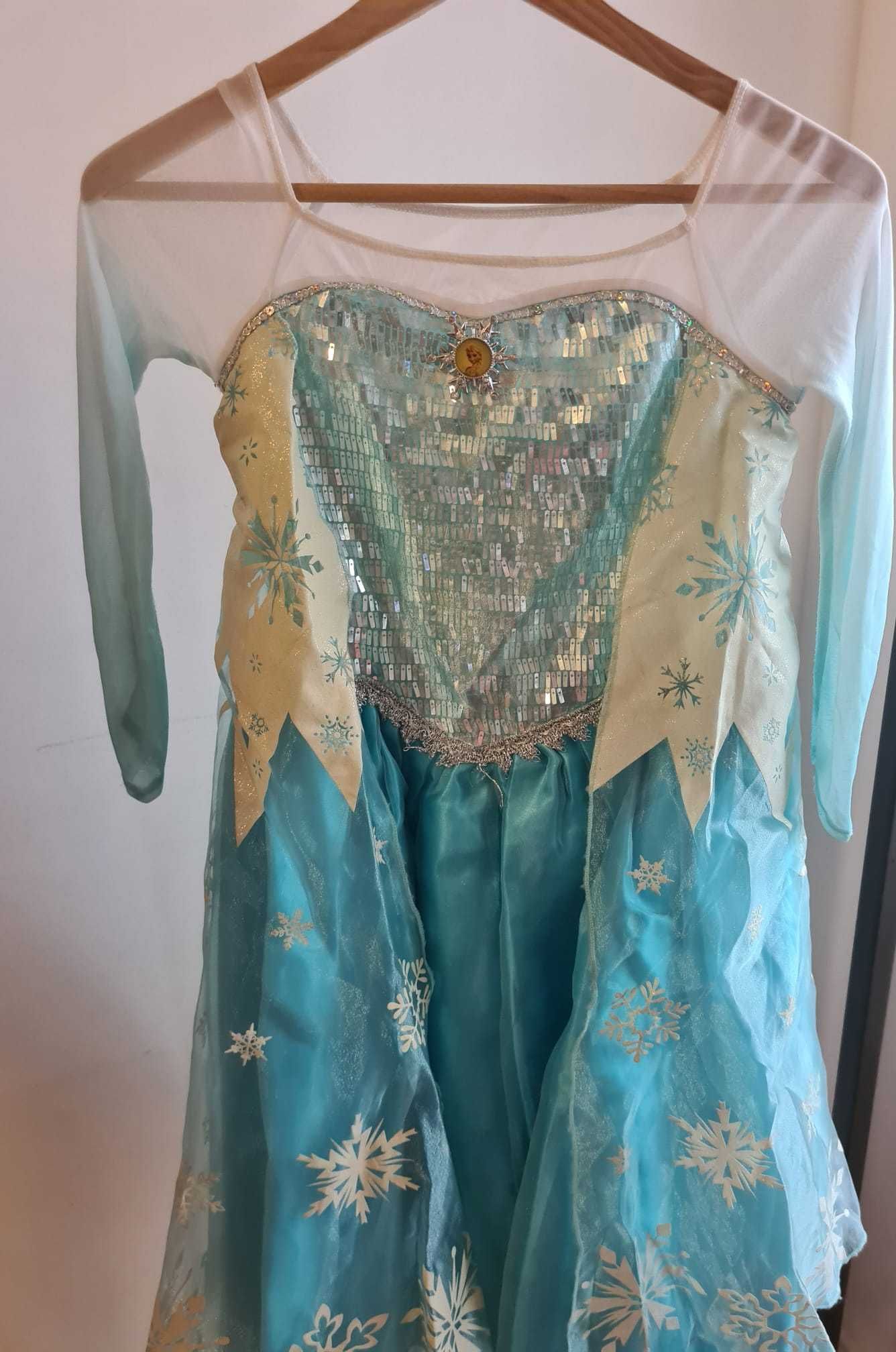 Vestido Frozen - Disney Store - 7/8 anos up to 128 cm