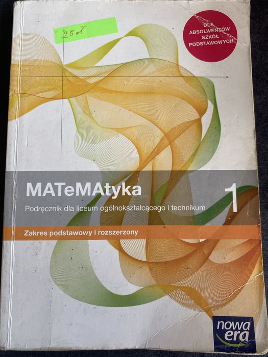 Matematyka 1. Podrecznik. Zakres podstawowy i rozszerzony.