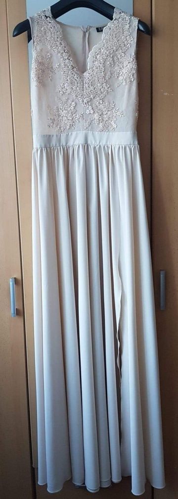 Długa maxi sukienka 36/38 M na wesele