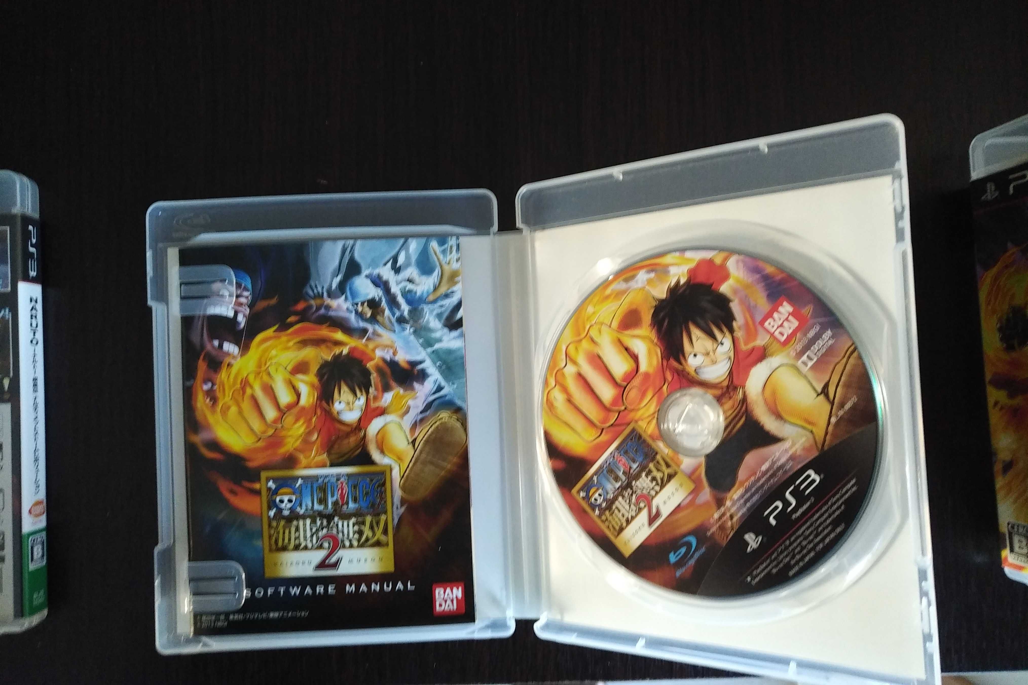 Naruto Revolution, One Piece Pirate Warriors 2 e 3 PS3 - versao JP