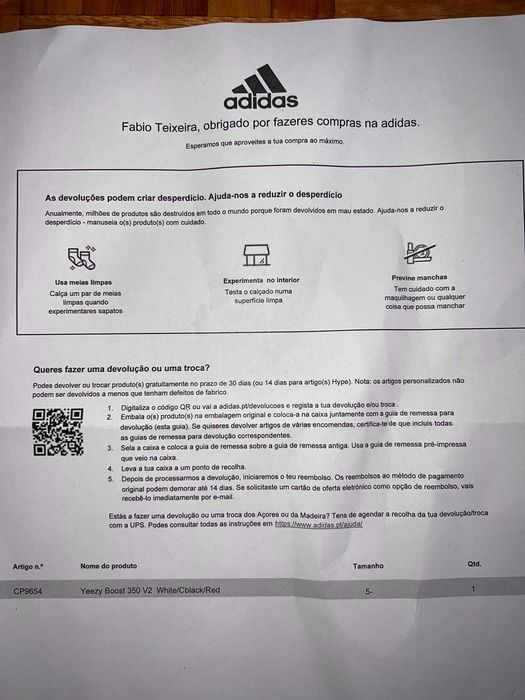 Adidas Yeezy Boost 350 Zebra EU38 2/3 | US6